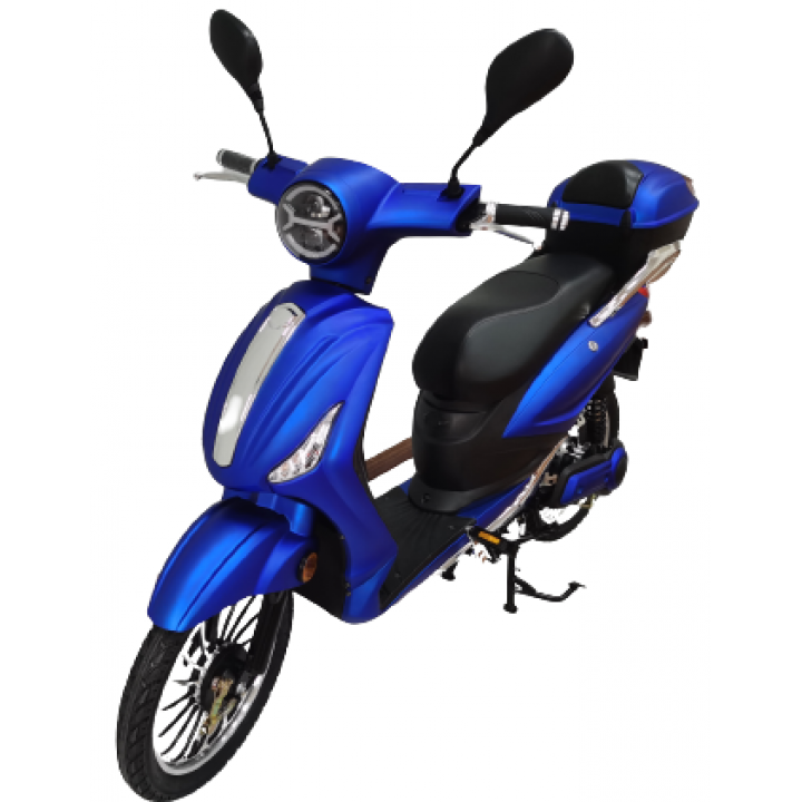 Elektrinis motoroleris SKY, 1000W, Li-ion mėlynas